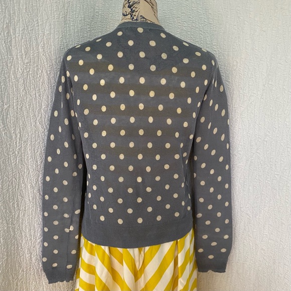 Boden NEW Lightweight Linen Polka Dot Cardigan - Picture 3 of 12